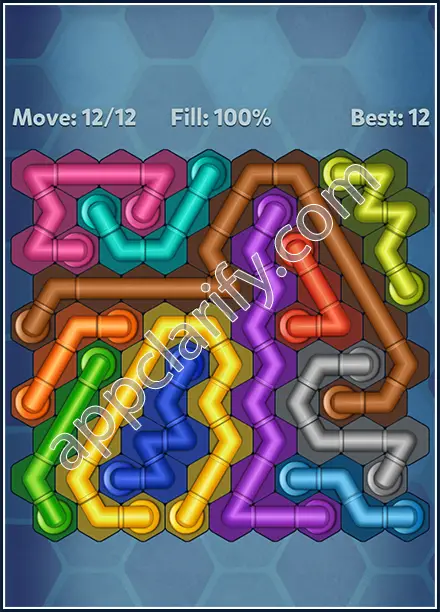 Pipe Lines: Hexa Twister Level 119 Solution