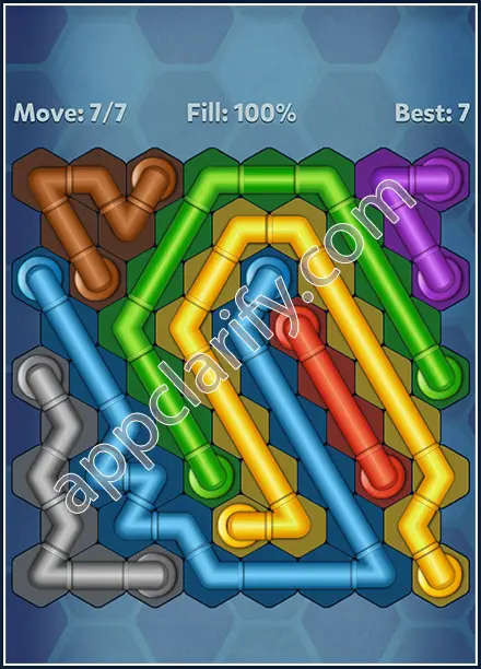 Pipe Lines: Hexa Twister Level 120 Solution