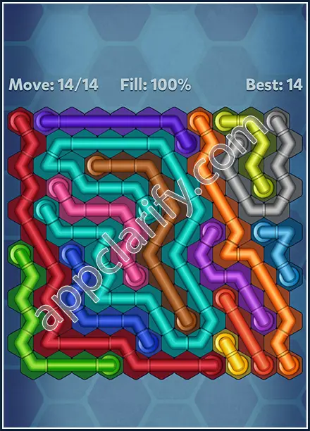 Pipe Lines: Hexa Twister Level 125 Solution