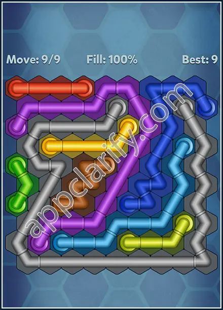 Pipe Lines: Hexa Twister Level 127 Solution