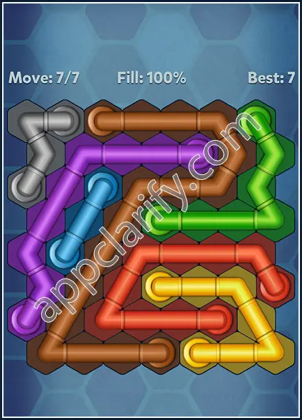 Pipe Lines: Hexa Twister Level 129 Solution
