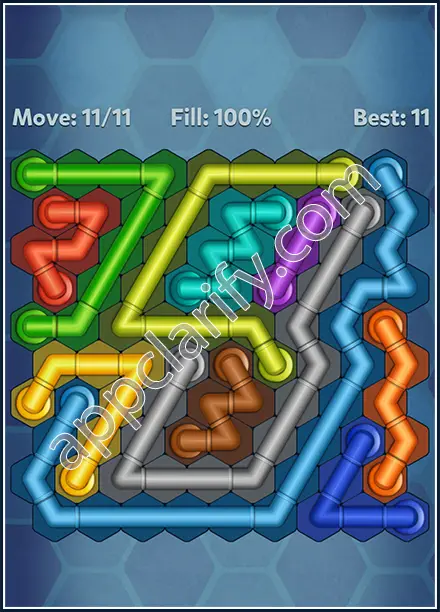 Pipe Lines: Hexa Twister Level 131 Solution