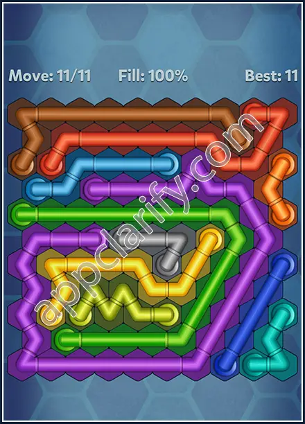 Pipe Lines: Hexa Twister Level 132 Solution