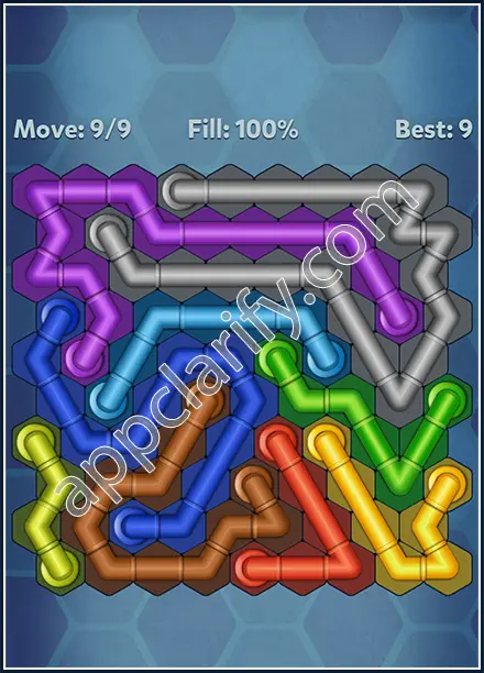 Pipe Lines: Hexa Twister Level 135 Solution