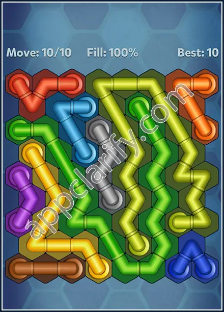 Pipe Lines: Hexa Twister Level 136 Solution