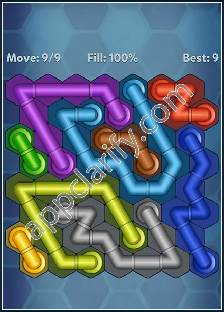 Pipe Lines: Hexa Twister Level 137 Solution