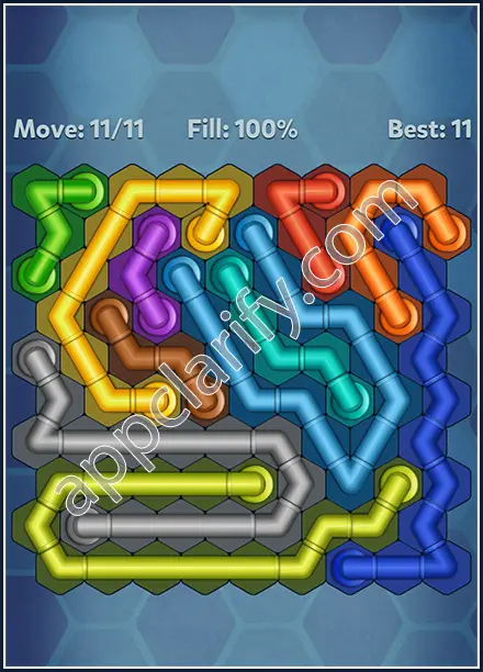 Pipe Lines: Hexa Twister Level 139 Solution