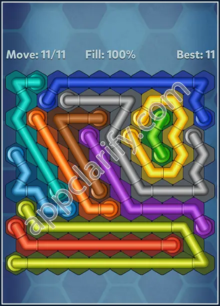 Pipe Lines: Hexa Twister Level 142 Solution