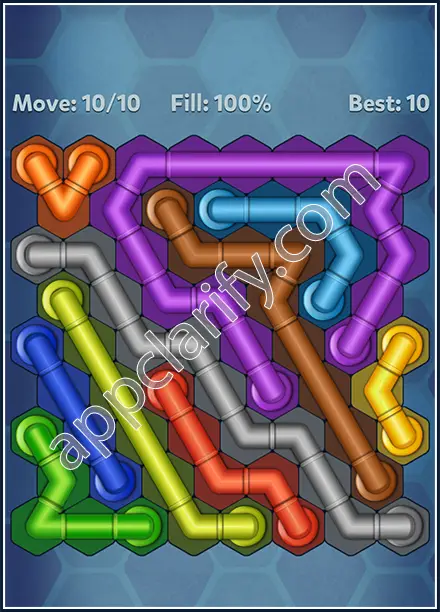 Pipe Lines: Hexa Twister Level 144 Solution
