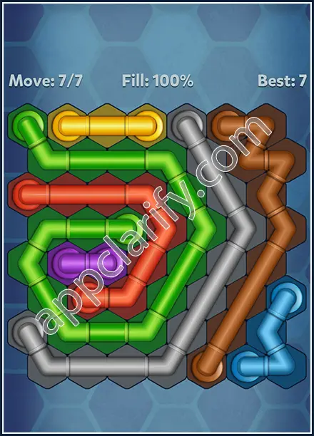 Pipe Lines: Hexa Twister Level 145 Solution