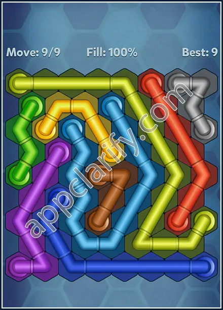 Pipe Lines: Hexa Twister Level 146 Solution