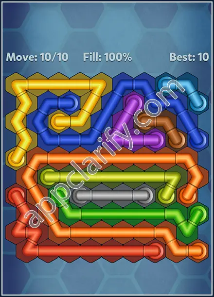 Pipe Lines: Hexa Twister Level 147 Solution