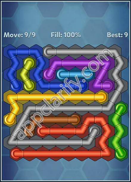 Pipe Lines: Hexa Twister Level 15 Solution
