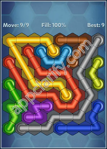 Pipe Lines: Hexa Twister Level 152 Solution