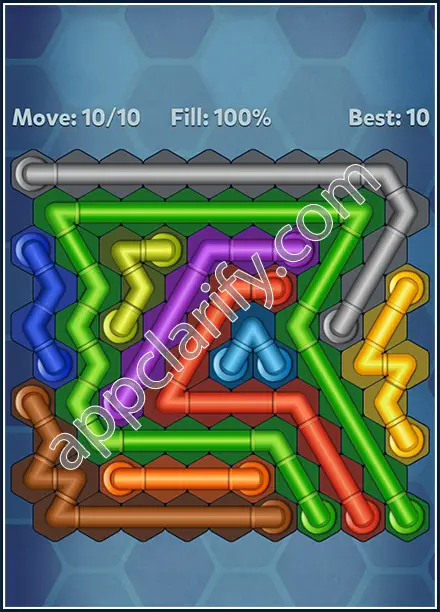 Pipe Lines: Hexa Twister Level 155 Solution