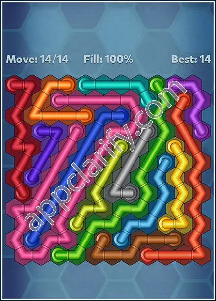 Pipe Lines: Hexa Twister Level 157 Solution