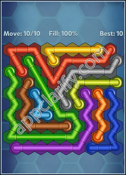 Pipe Lines: Hexa Twister Level 167 Solution