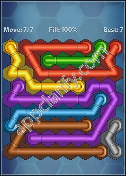 Pipe Lines: Hexa Twister Level 168 Solution