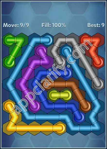 Pipe Lines: Hexa Twister Level 170 Solution