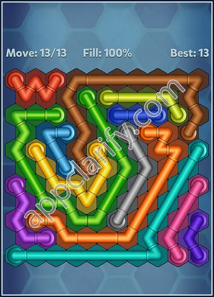 Pipe Lines: Hexa Twister Level 172 Solution