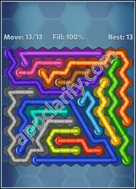 Pipe Lines: Hexa Twister Level 173 Solution