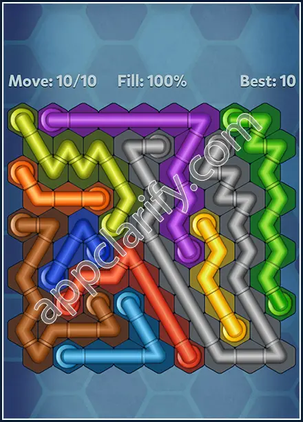 Pipe Lines: Hexa Twister Level 175 Solution