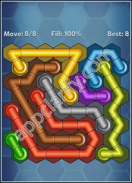 Pipe Lines: Hexa Twister Level 177 Solution