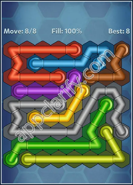 Pipe Lines: Hexa Twister Level 178 Solution