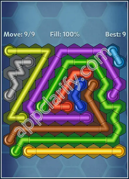 Pipe Lines: Hexa Twister Level 179 Solution