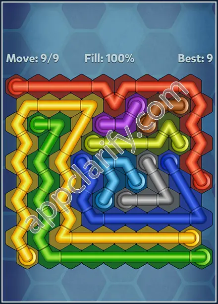 Pipe Lines: Hexa Twister Level 19 Solution