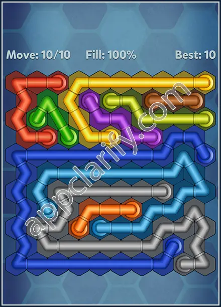 Pipe Lines: Hexa Twister Level 22 Solution