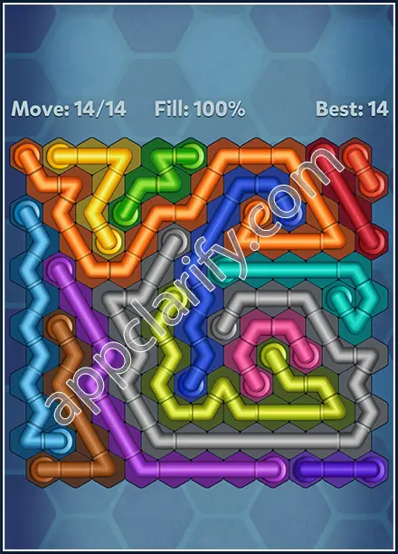 Pipe Lines: Hexa Twister Level 29 Solution