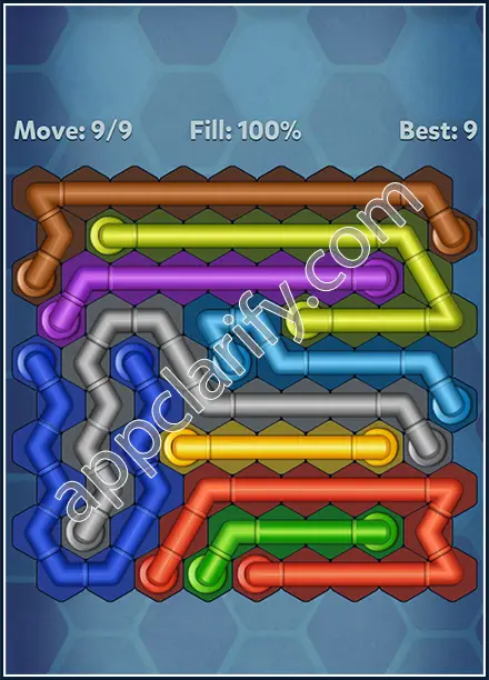 Pipe Lines: Hexa Twister Level 31 Solution