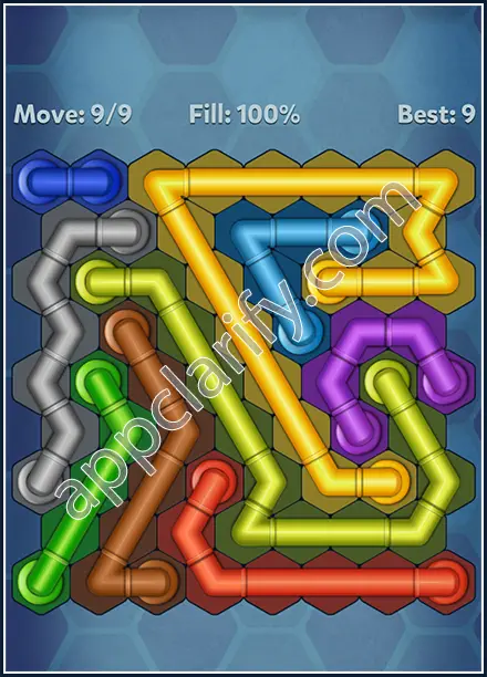 Pipe Lines: Hexa Twister Level 32 Solution