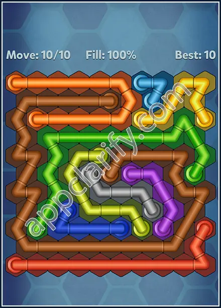 Pipe Lines: Hexa Twister Level 36 Solution