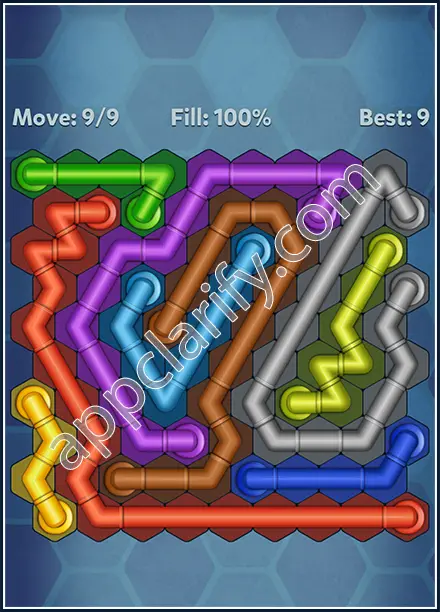 Pipe Lines: Hexa Twister Level 39 Solution