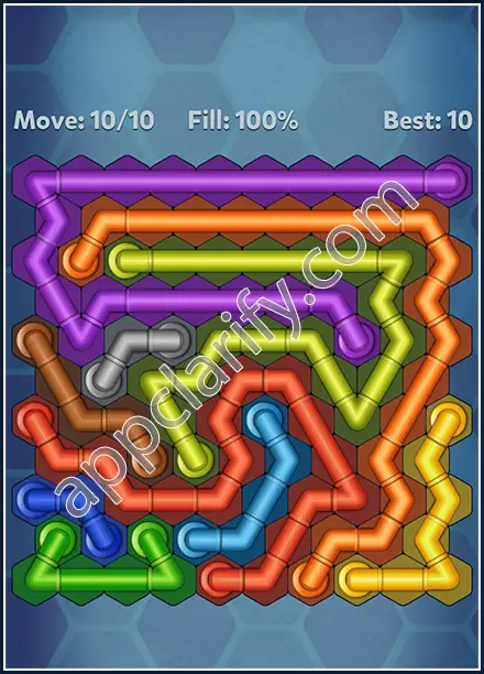 Pipe Lines: Hexa Twister Level 46 Solution