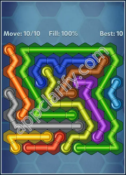 Pipe Lines: Hexa Twister Level 47 Solution