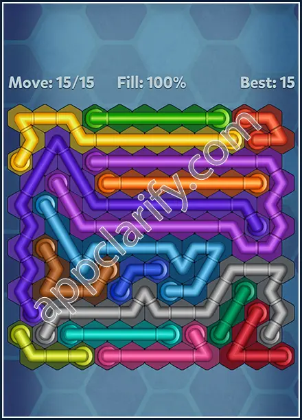 Pipe Lines: Hexa Twister Level 5 Solution