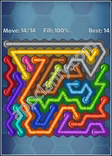 Pipe Lines: Hexa Twister Level 53 Solution