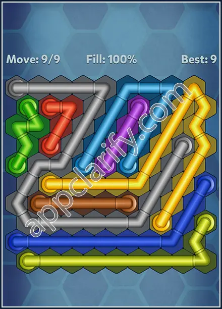 Pipe Lines: Hexa Twister Level 55 Solution