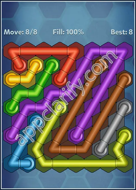 Pipe Lines: Hexa Twister Level 56 Solution