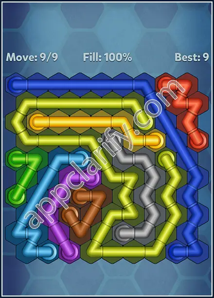 Pipe Lines: Hexa Twister Level 59 Solution