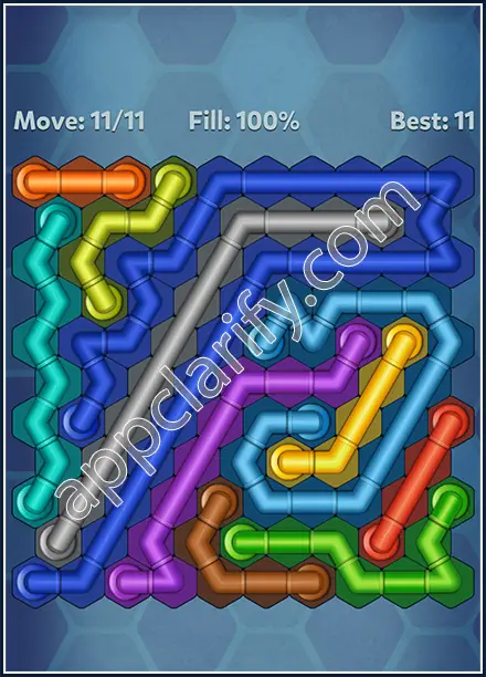 Pipe Lines: Hexa Twister Level 60 Solution