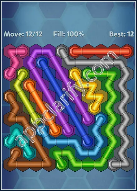 Pipe Lines: Hexa Twister Level 62 Solution