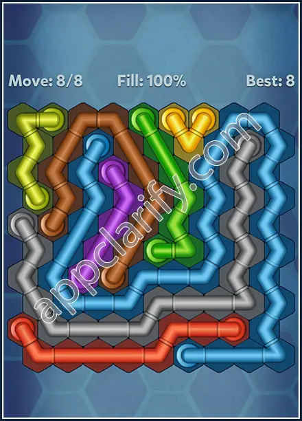 Pipe Lines: Hexa Twister Level 63 Solution