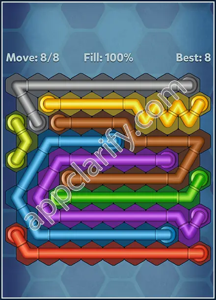 Pipe Lines: Hexa Twister Level 67 Solution