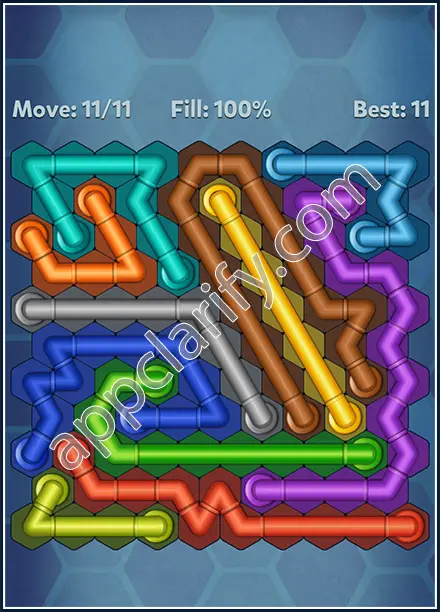 Pipe Lines: Hexa Twister Level 68 Solution