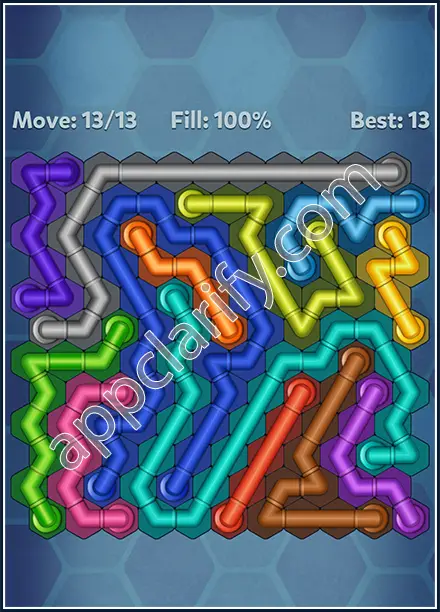 Pipe Lines: Hexa Twister Level 69 Solution