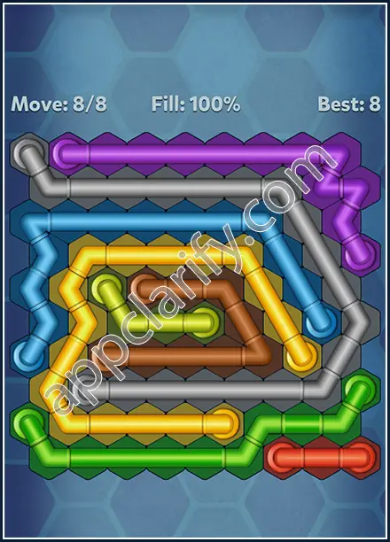 Pipe Lines: Hexa Twister Level 71 Solution